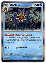 Starmie 121/165 Scarlet & Violet 151 Holo Rare