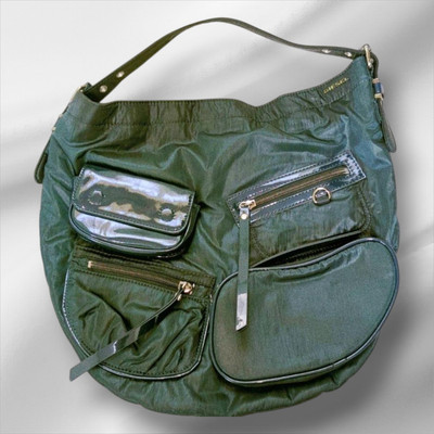 Diesel Archive Y2K Nylon Hobo Bag, Rare Blue Color, One Diesel Archive Y2K Nylon Hobo Bag, Rare Blue Color, One