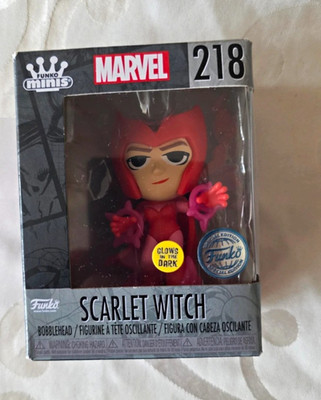 Funko Minis Marvel Scarlet Witch 218 Wackelkopffigur Glow in the Dark limitiert