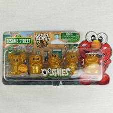 Ooshies Fiebre del Oro Plaza Sésamo Dorado 5 Pack Coleccionables Nuevo Precintado