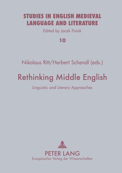 Rethinking Middle English Nikolaus Ritt-image