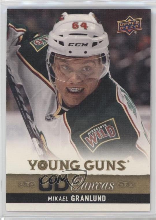 2013-14 Upper Deck UD Canvas Young Guns Mikael Granlund #C110 Rookie RC