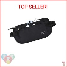 DAITET Money Belt - Passport Holder Secure Hidden Travel Wallet with RFID Blocki
