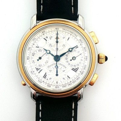 Herrenuhr Maurice Lacroix Masterpiece Rattrapante mit Box