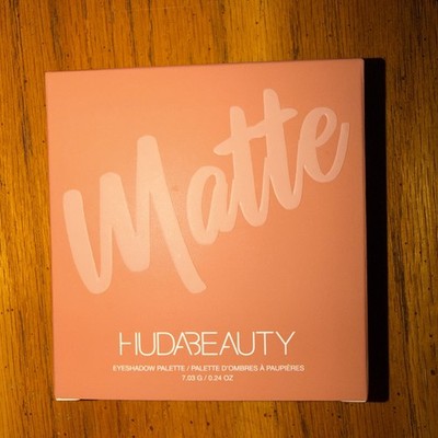 Huda Beauty Warm Matte Obsessions Eyeshadow Palette Matte Pressed Powder 0.24oz