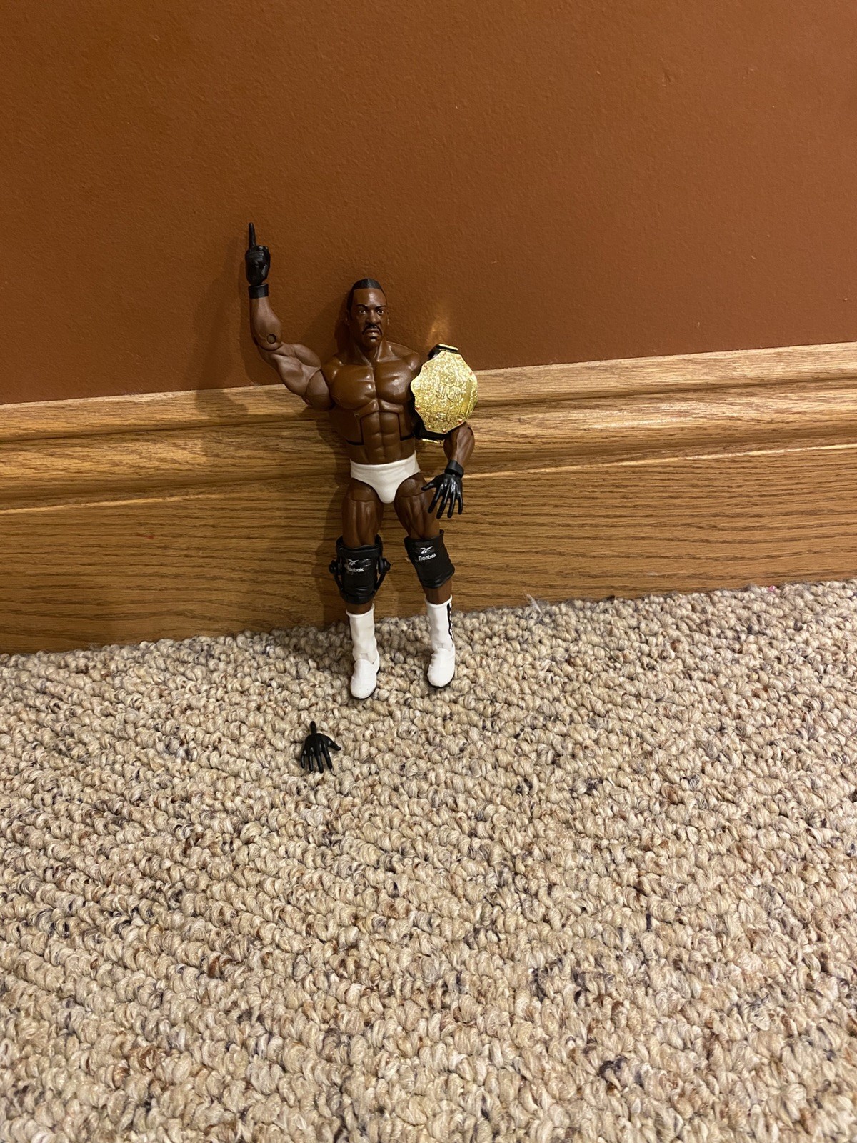 Wwe elite Figure Custom booker t wcw champion Tna impact ecw 