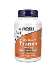NOW FOODS Taurine Double Strength 1000 mg 100 Veg Capsules
