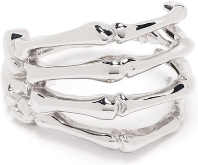Punk Skeleton Hand Bangle Bracelet for Women Men Cool Skull Bracelets Wristband