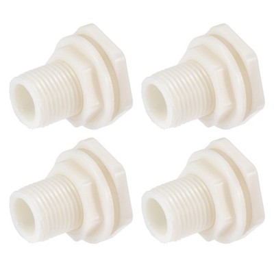 4Stk. Schott Zubehör G1/2 Stecker Rohradapter Rohrverschraubung für Wassertank