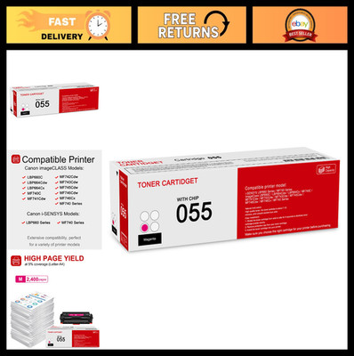 Canon Magenta Toner Cartridge Compatible for i-SENSYS ImageClass Printers
