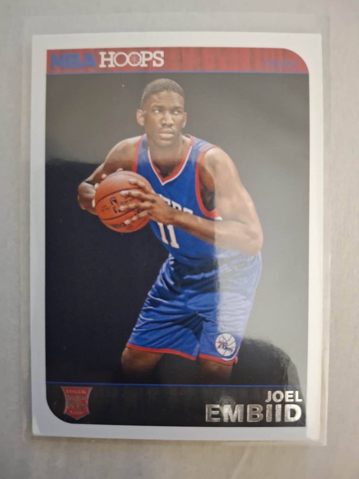 2014 Joel Embiid Panini Hoops near mint Rookie Rc #263