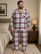 Target Wondershop PJ Set Long Sleeves  Pants 2-Piece Cotton Flannel Men's XL