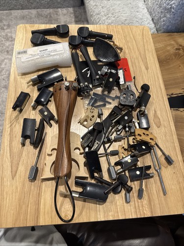 Assorted Group Lot Of Musical Parts Violin Violin Cello Luthier Parts Assorted