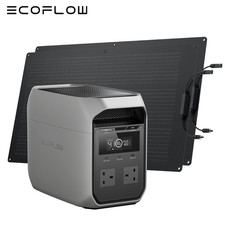 ECOFLOW DELTA 3 Classic Portable Power Station 1024Wh 200W Flexible Solar Panel