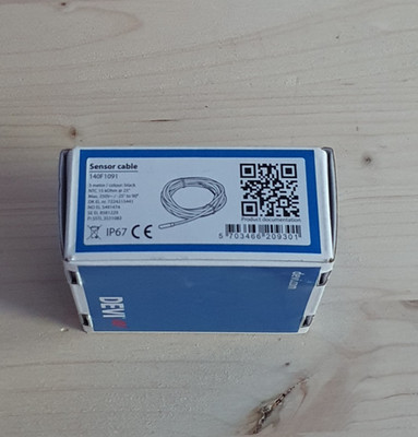 Devi 140F1091 DEVIreg Leitungsfühler schwarz Länge 2,5m NTC 15kOhm bei 25°C