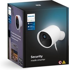 Philips Hue Indoor/outdoor Security Camera White Wired Phillips NEW FREE P&P