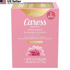 Caress Beauty Bar Soap For Women, Daily Silk With 8 Ounce Pack of 1 