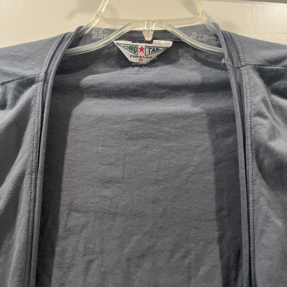 Hard Tail Forever Crop Top Front Tie Bolero 全新无标签 SL-12 — 第 2/4 张图片