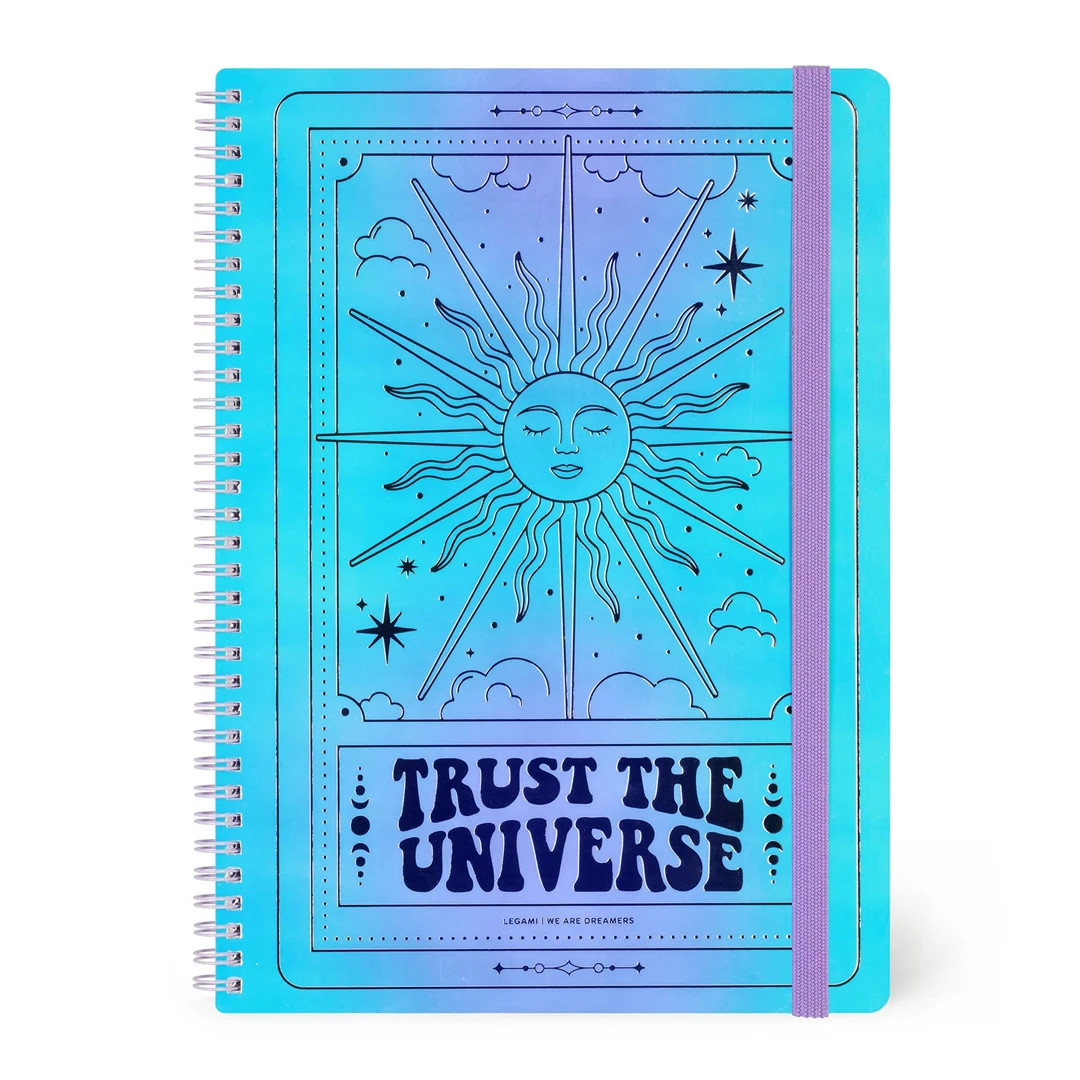 A4 Maxi Spiral Notebook 3 in 1 Tarot Legami Design-image