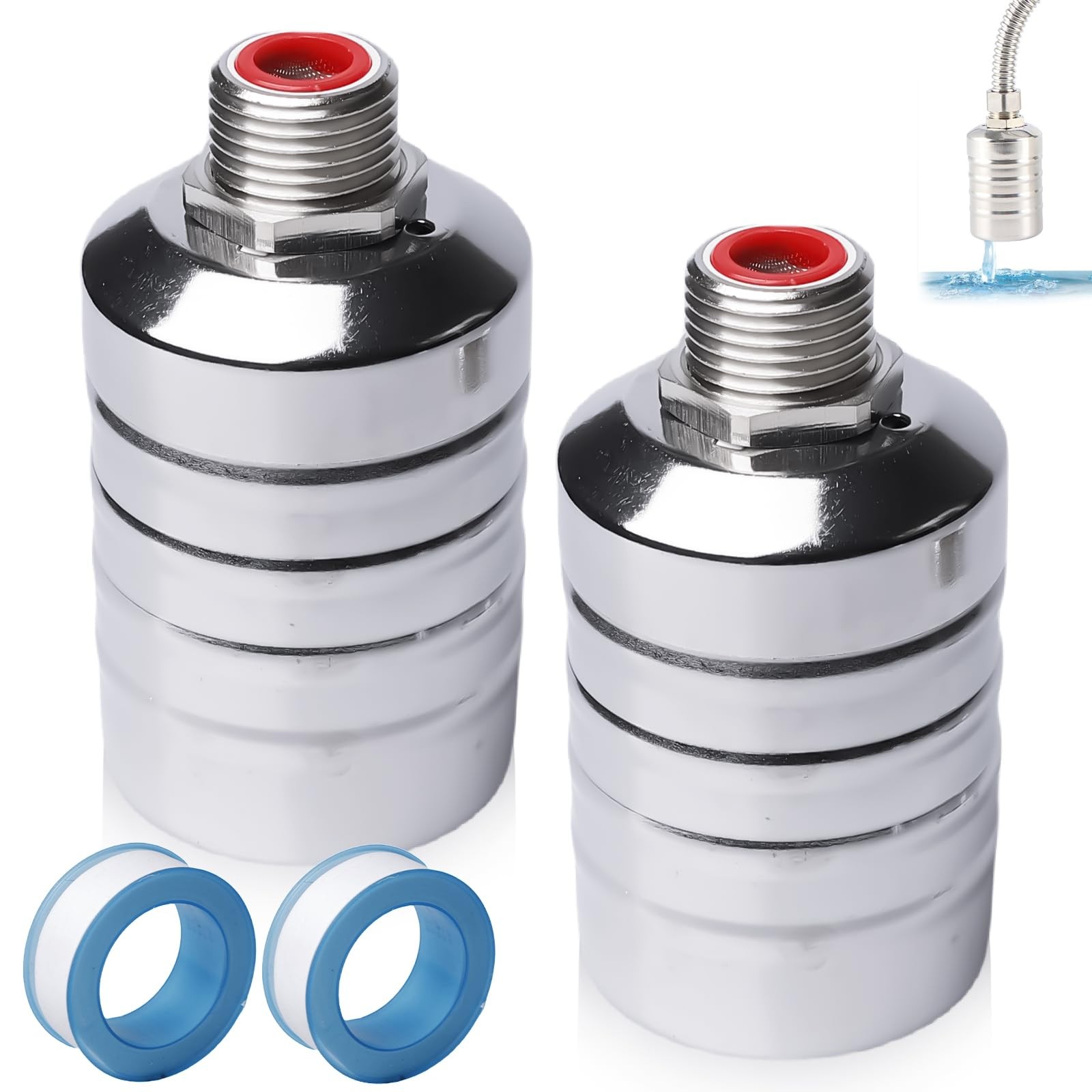 Robinet flotteur en acier inoxydable 304 haute longévité 3/4" basse pression, pack de 2