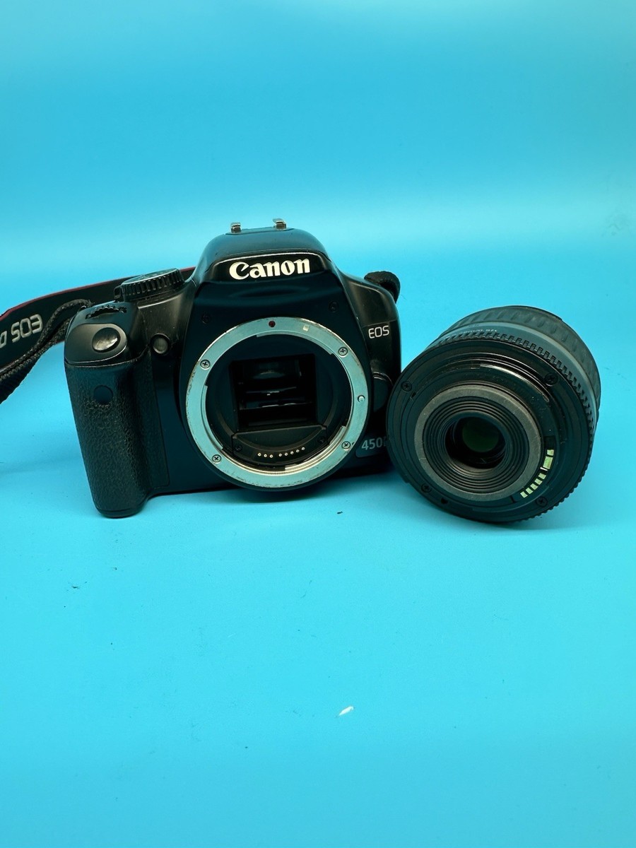 Canon EOS 450D Digital SLR Camera With EF-S 18-55mm Lens, Black