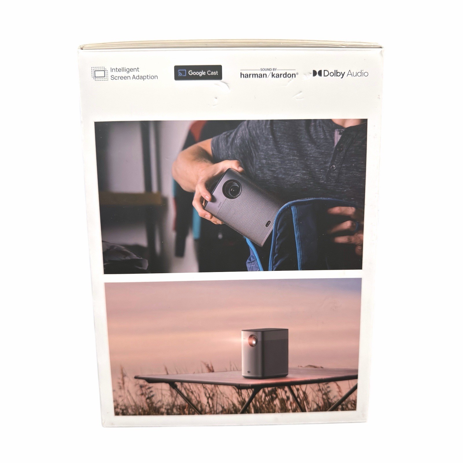 XGIMI Halo+ Portable 1080P Projector | Google TV | Built-In Battery