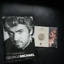 George Michael Royal Mint Coin + Biography Book 