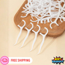 50pcs Dental Flosser Toothpick Disposable Teeth Cleaning Tool Fall Décor Teeth