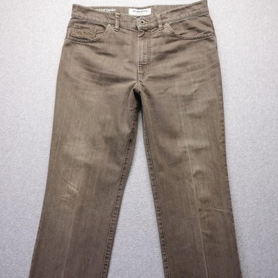 Alberto Tommy T400 Jeans Mens 36x30 Brown Stretch Pants Comfort Fit Denim