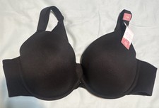 Cacique Boost Plunge Bra Black 44D The Modern Cacique Collection Adjustable