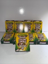  BRAND NEW  Crayola - Colors Of The World Crayons 24 pack, Lot Of 9 Boxes