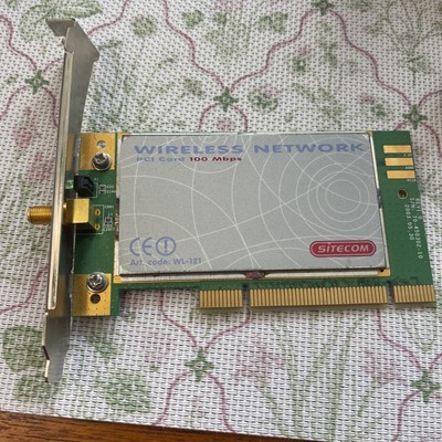 Wireless Network Sitecom Wi-Fi Card, Used
