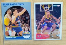 Denver Nuggets 1990-91 NBA Hoops - Blair Rasmussen #99+ Mark Macon