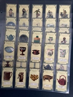 cigarette cards old pottery & porcelain 4th series full set 1913
