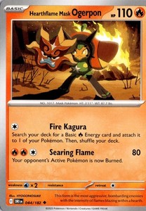 Hearthflame Mask Ogerpon 044/182 Destined Rivals