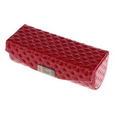 Premium Leather Lipstick Case Holder with Mirror, Comfortably Fits in a Purse or