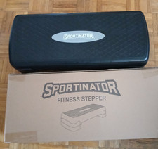 Sportinator Aerobic Fitness Stepper / Steppbrett - Schwarz/grau