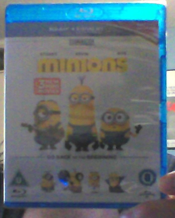 Minions Blu Ray Inc Ultraviolet Edition NEW
