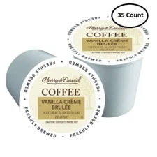 Harry & David Vanilla Creme Brulee Single Serve Coffee, 35 Count