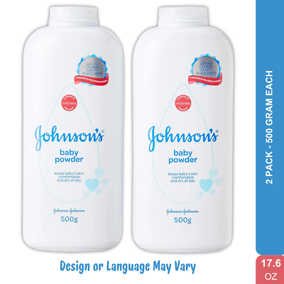 #ad Johnson#x27;s Baby Powder Original TALC International Version 17.6 oz 500G X 2 $44.99