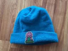 Vintage Lyons Group Barney the Dinosaur Vintage 1993 Beanie Blue One Size USA