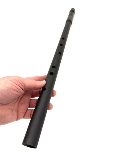 Stealth Custom Black Low C Irish Tin Penny Whistle Nick Metcalf Tunable - Picture 6 of 7