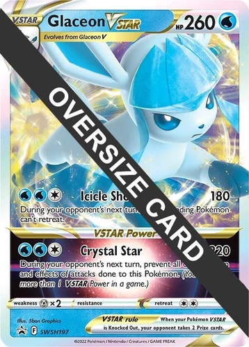 Glaceon VSTAR SWSH197 Jumbo Cards
