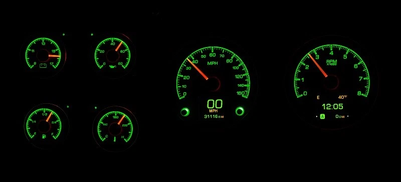 Dakota Digital 1973-87 Chevy Pickup 73-91 Blazer Jimmy Gauge System HDX-73C-PU-K Foto 3 de 4