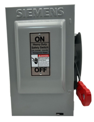 Siemens 30A Indoor Disconnect Safety Switch 600V 2P Non Fused HNF261 NEW