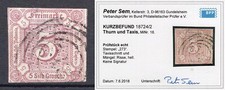 Altdeutschland AD Thurn & Taxis 1859 Mi.18 gestempelt geprüft Kurzbefund Sem BPP