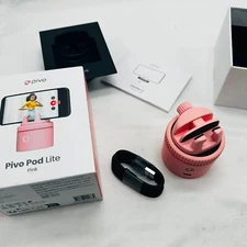 Pivo Pod Lite Fitness Tracking Phone Holder, Auto 360° Rotation, Selfie - Pink