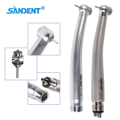 SANDENT Dental High Speed Handpiece Standard Push Button 2/4Hole Turbine CE