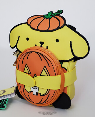 🚦Loungefly Hello Kitty - Pompompurin Pumpkin Crossbody Bag - New