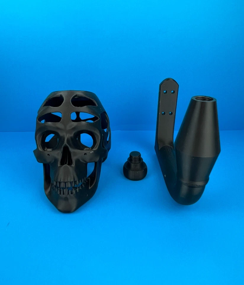 Wall-Mounted Skull Helmet Display Stand – Perfect for Motorcycle and Cosplay - Image 3 of 4